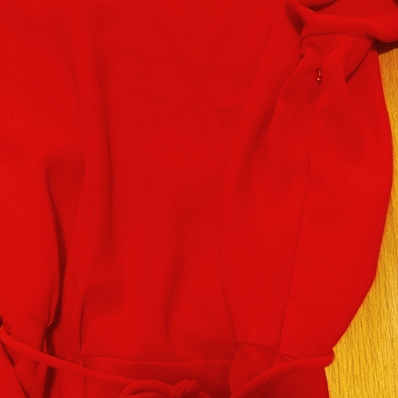 J. Crew Red Blouse Size 4Tall - Picture 5 of 6